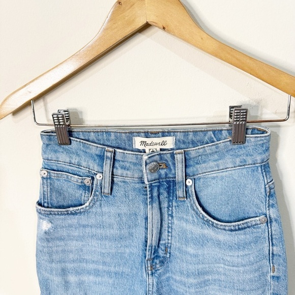 Madewell The Curvy Perfect Vintage Jean in Coney Wash: Destroyed Edition Size 23 - Picture 3 of 7